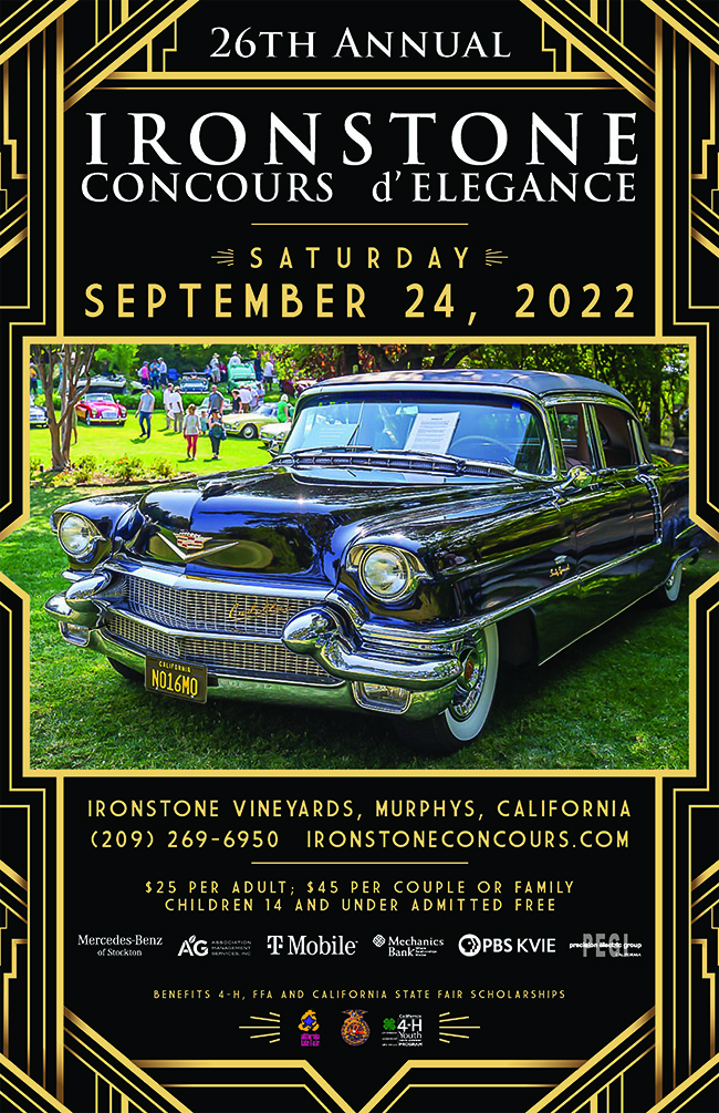 Ironstone Vineyards Event 26th Annual Concours d'Elegance