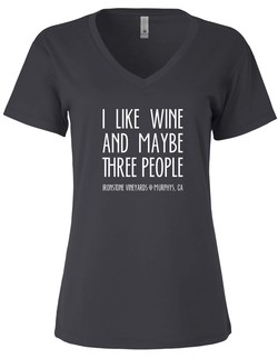 Women's Tee - I Like Wine - Heavy Metal