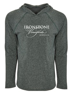 Women's Raglan Hoody - Classic Logo - Forest Green