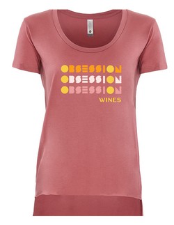 Women's Tee - Obsession Logo - Paprika