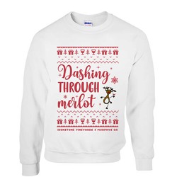 Dashing Through Merlot Sweatshirt